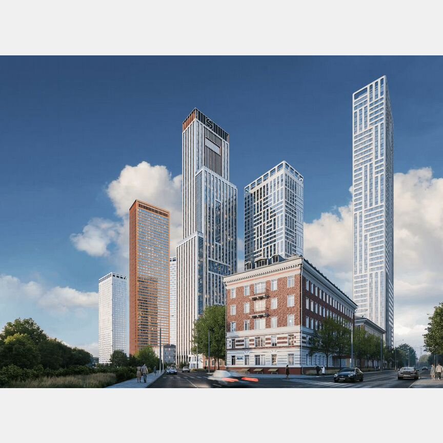 1-к. квартира, 57,4 м², 27/49 эт.