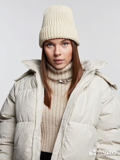 Шапка бини средней вязки Шапки Оптом