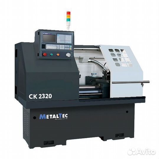 Токарный станок с чпу по металлу MetalTec CK 2320