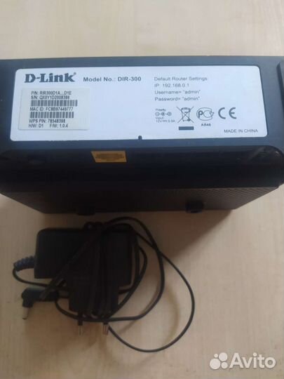 Wi Fi роутер D-link DIR-300