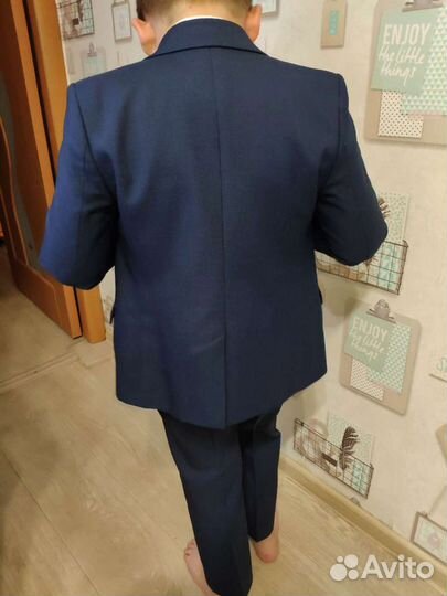 Костюм школьный синий р-р 116, 134, 140, 146