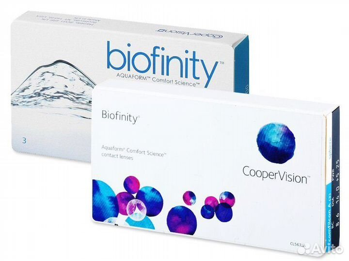 Линзы контактные Biofinity
