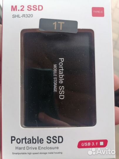 Внешний жёсткий диск ssd ссд 1 tb тб