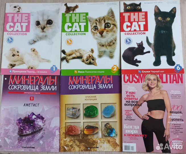 Детские журналы Тошка, Geoлёнок, Барбос, The cat