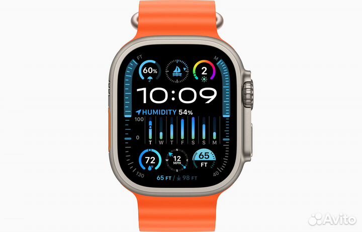 Apple Watch Ultra 2 Orange Ocean Band