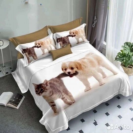 Комплект постельного белья 3d