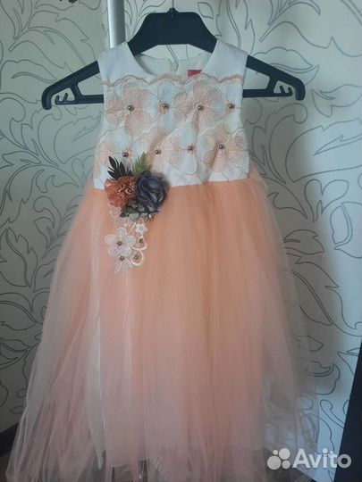 Праздничное платье 110, ободок