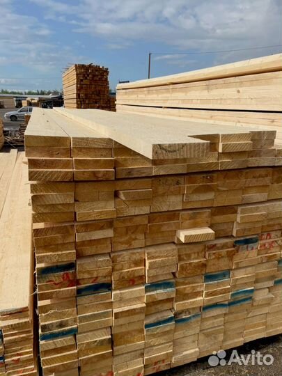 Доска обрезная 40х100х6000мм с доставкой
