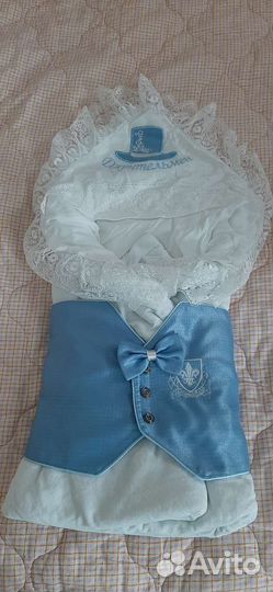 Зимний конверт на выписку для вашего джентельмена