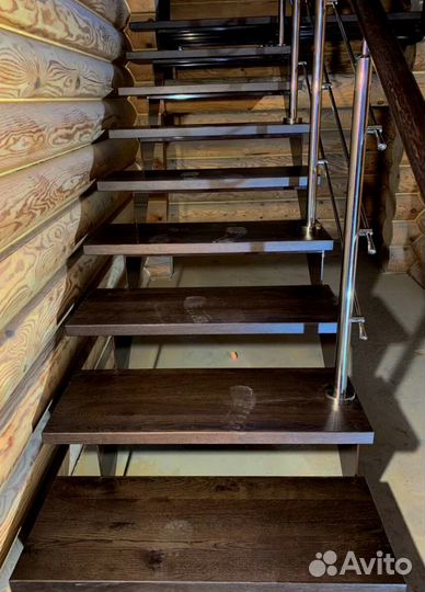 Лестницы с поворотом под ключ