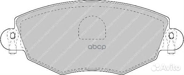 FDB1425 573020B776 00 колодки дисковые п For