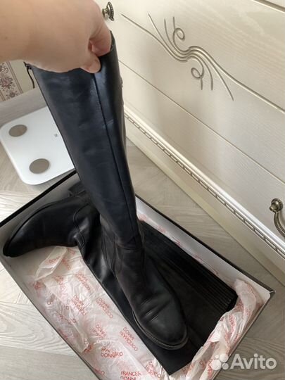 Сапоги женские демисезонные натуральная кожа р39