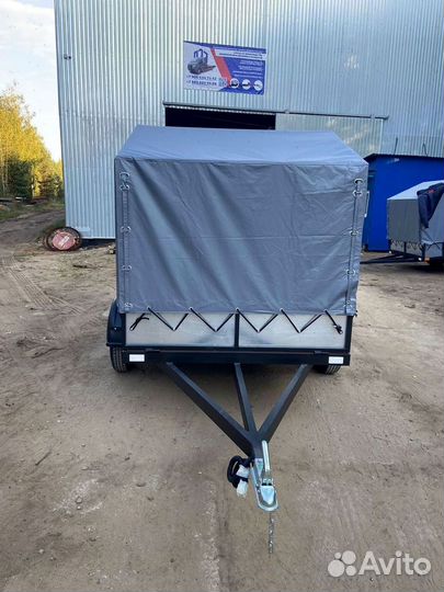 Прицеп двухосный 3.5х1.5 бортовой усиленный