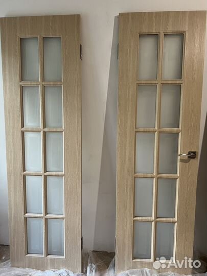 Межкомнатные двери бу с коробкой 60 см