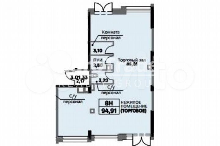 Продам торговое помещение, 95 м²