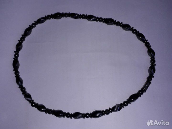 Гематитовые бусы
