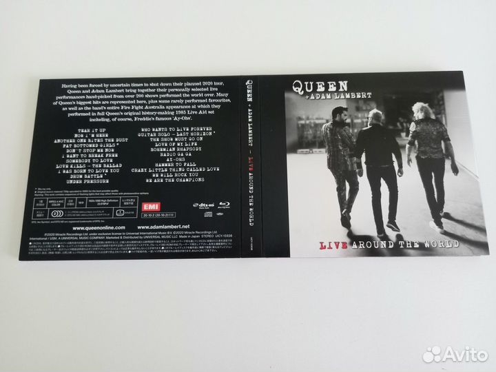 Queen+A.Lambert Live Around The World CD+BD Japan