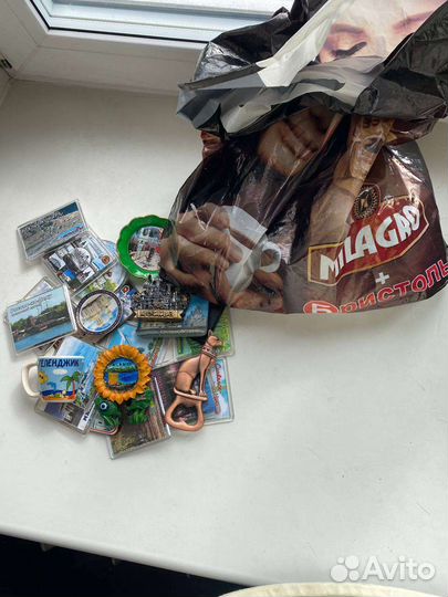 Магниты с городами на холодильник - пакет