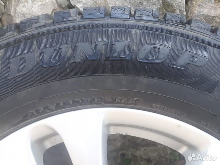 Диски с резиной dunlop grandtrek 265/60 r18