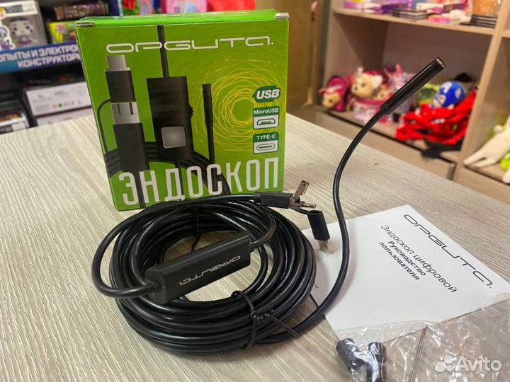 Эндоскоп Орбита OT-SME03 (ESD-122) USB 1280*720 5m