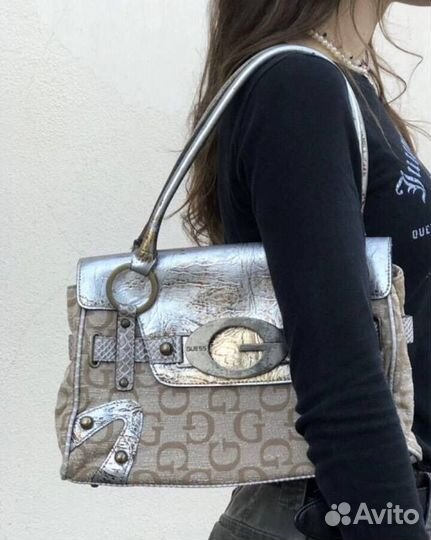 Сумка Guess винтажная y2k coach coquette