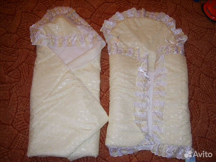 Конверт, одеяло, уголок на выписку