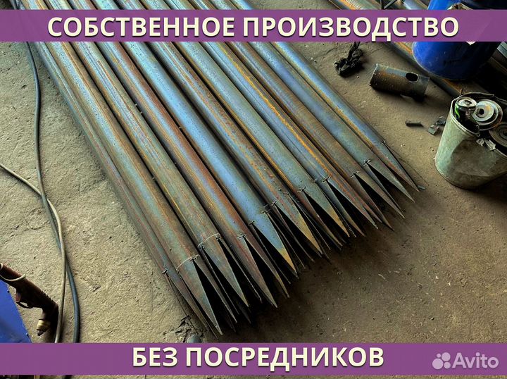 Свая шуруп 76х2000