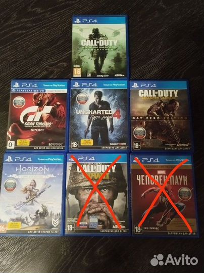 Диски игры для ps4