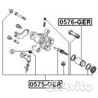 Ремкомплект суппорта тормозного заднего (mazda 626 GE 1991-1997) febest