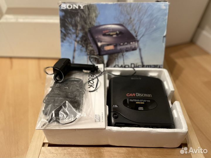 Sony Car Discman D-802k CD плеер ретро винтаж