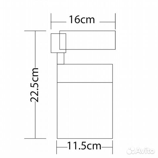 Трековые светильники A5750PL-1BK