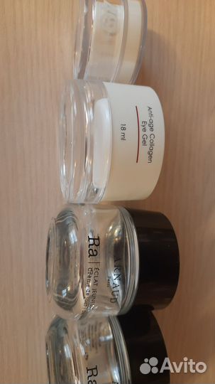 Пустые баночки из под кремов пакетом