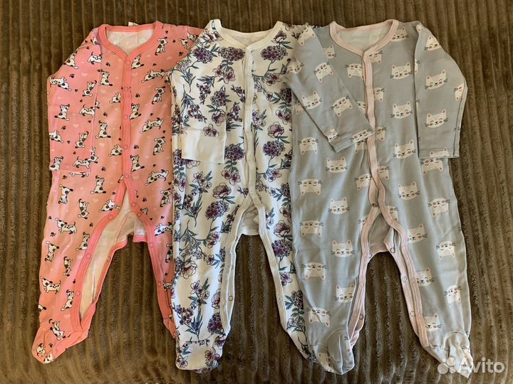 Комбинезоны, боди на девочку 74-80
