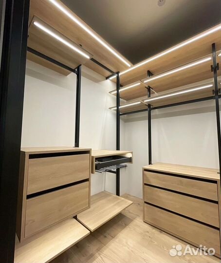 Гардеробная высота 260