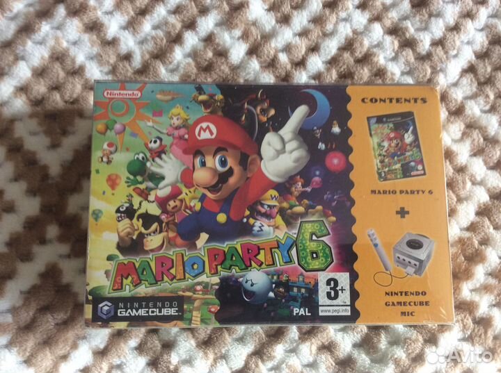 Mario Party 6 c микрофоном (GameCube,Pal)