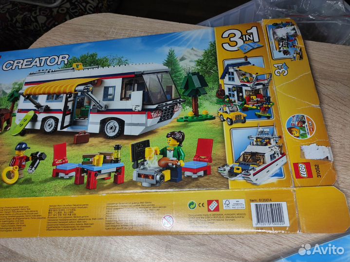 Лего 31052 Кемпинг, с коробкой