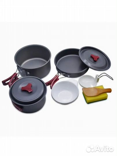 Набор туристической посуды для 2-3 человек AL-300