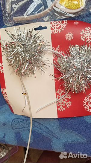 Ободок карнавальный новый