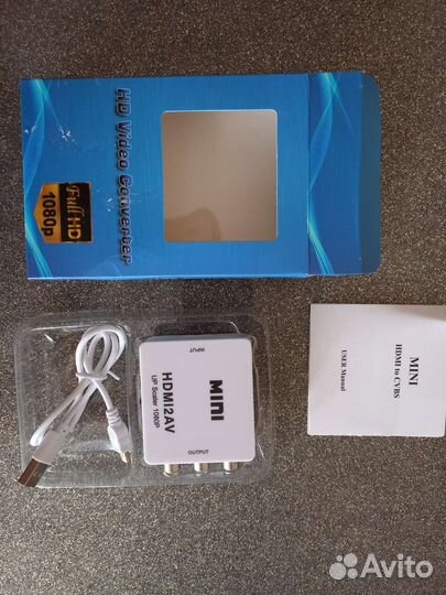 Конвертер переходник аудио/видео hdmi - rca