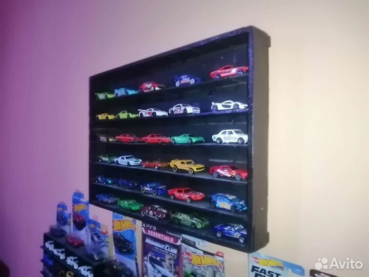 Hot Wheels полка для коллекционных моделей