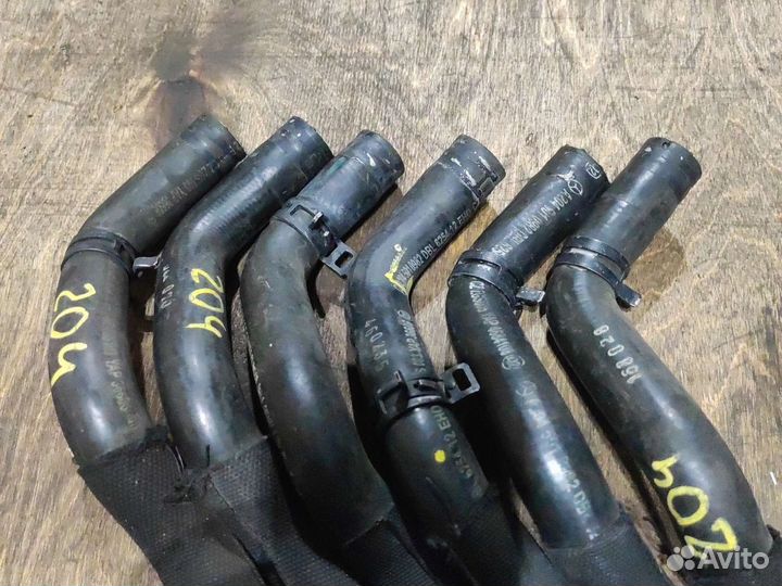 Патрубки охлаждения на Mercedes w204 w212