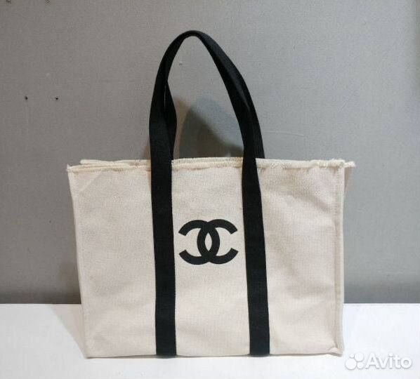 Холщовая Сумка-тоут Chanel