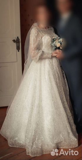 Свадебное платье 42 44 пышное