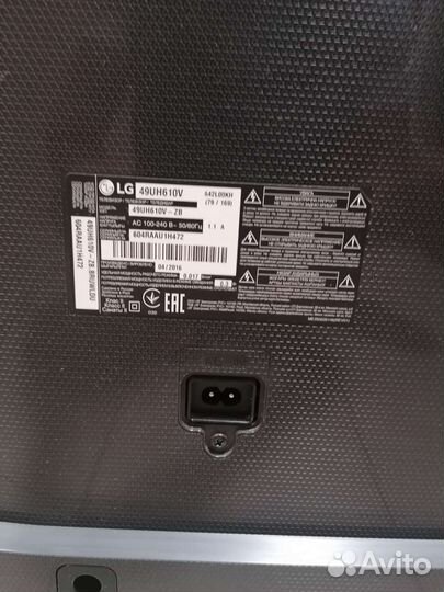 Разбор LG 49UH610V