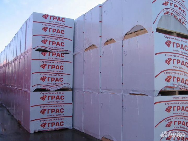 Газоблоки Грас 200х250 мм