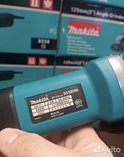 Ушм болгарка makita 125 9558