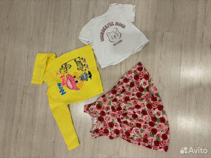 Детские вещи пакетом на девочку 74-80