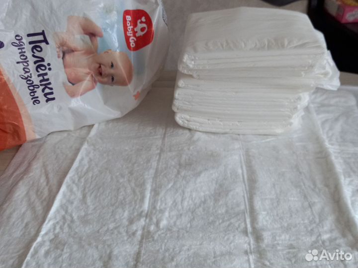 Пеленки одноразовые 60х60 новые