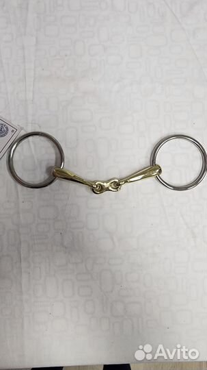 Трензель для лошади восьмерка аргентан