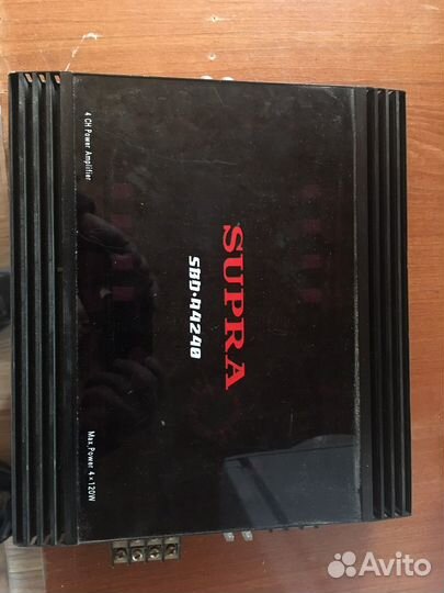 Сабвуфер и усилитель